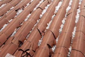 Damage to your roof can be caused by hail stones.